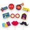 10 Pcs Happy Diwali Photo Booth Props Kit Festival of Lights Celebration Props for Photoshoot Deepawali Party Picture Selfie Stick Props Indian Themed Party Supplies
